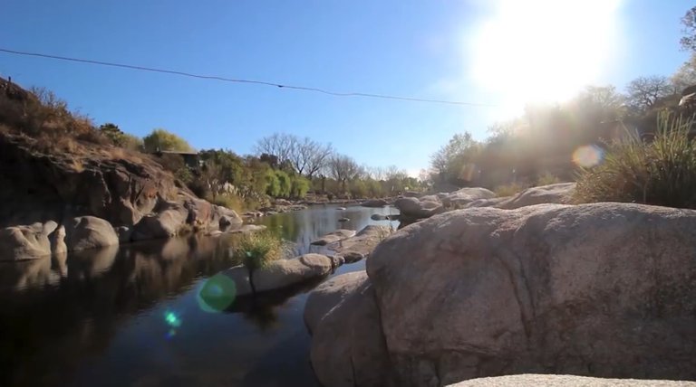 Arroyo en las cercanías de Nono un encantador pueblito de las sierras cordobesas.