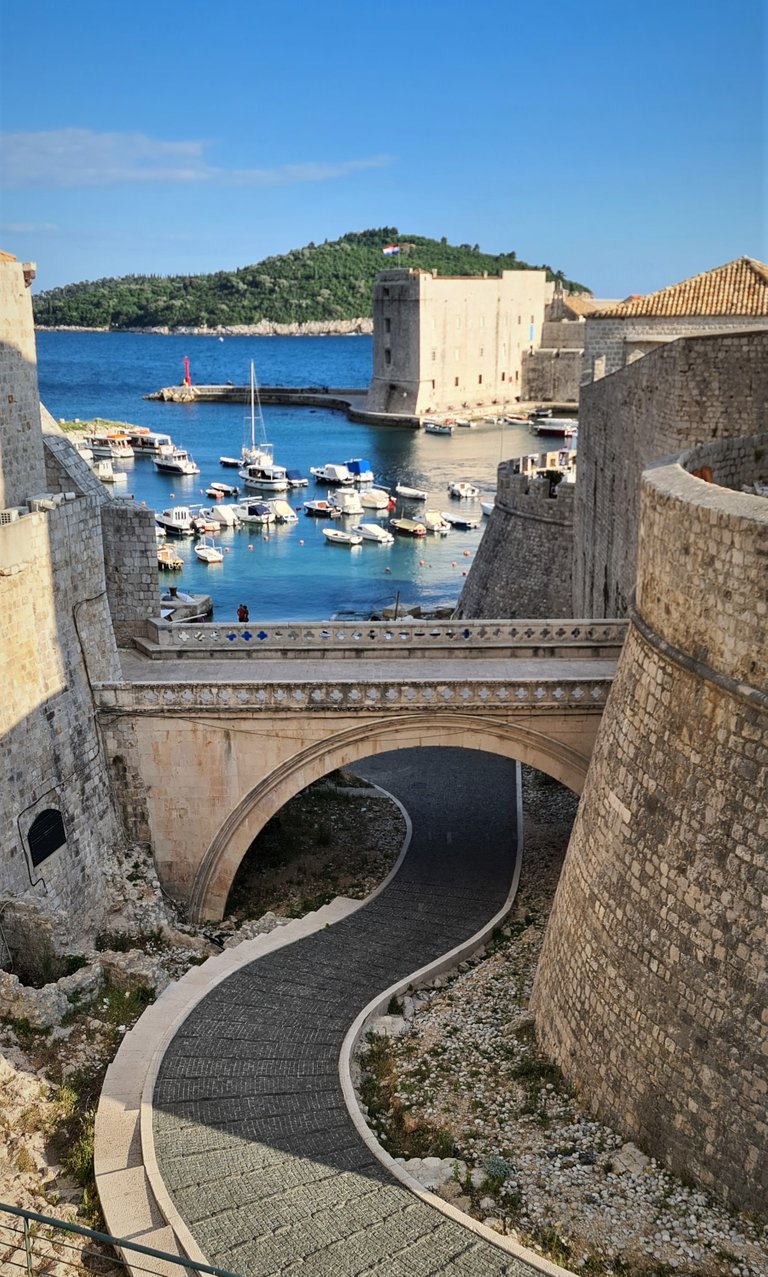 Location for shootings for Game of Thrones in Dubrovnik