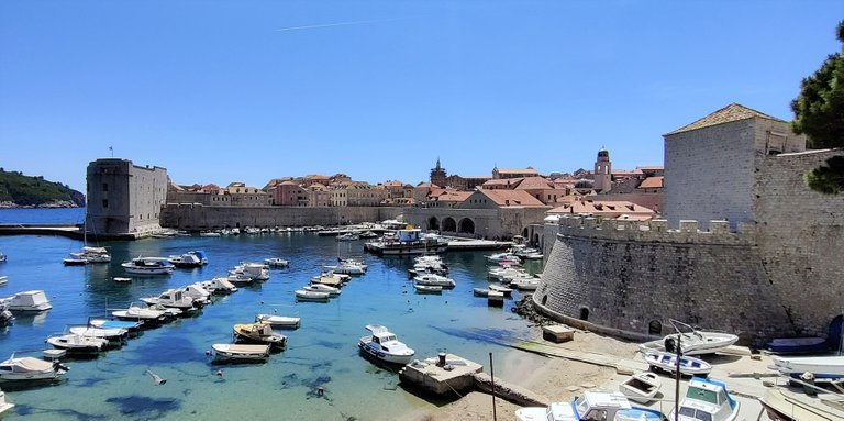 Marina at the old town of Dubrovnik