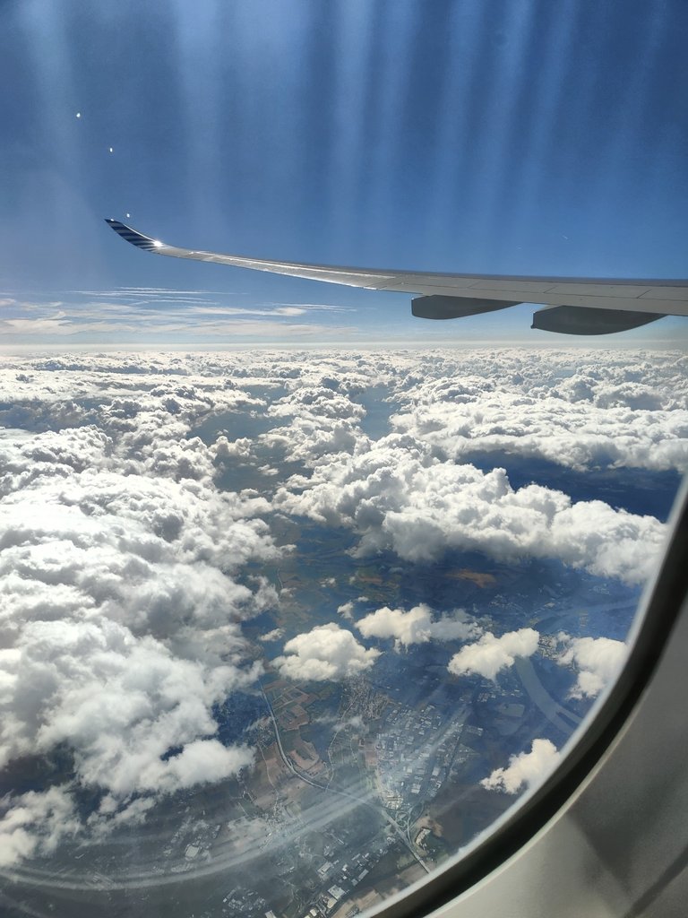 View outside the aircraft