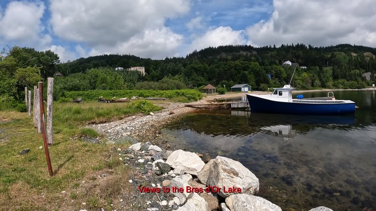 Bay for swimming and fishing and enjoyment