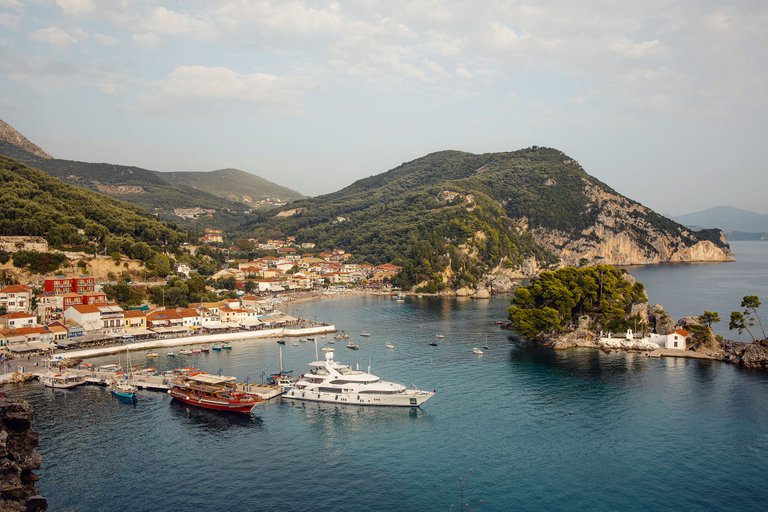 View of Parga from Venetian Castle of Parga