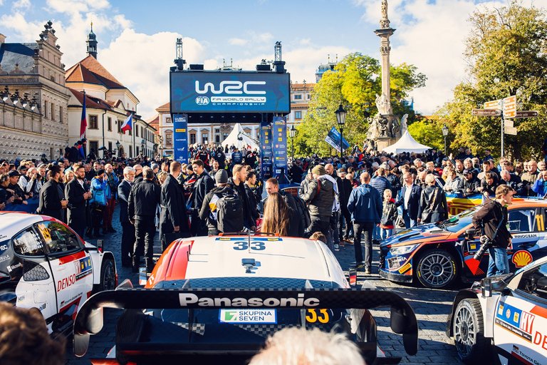 Central European Rally opening ceremony