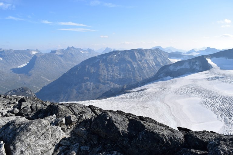 The glaciers were just as epic on the way down!