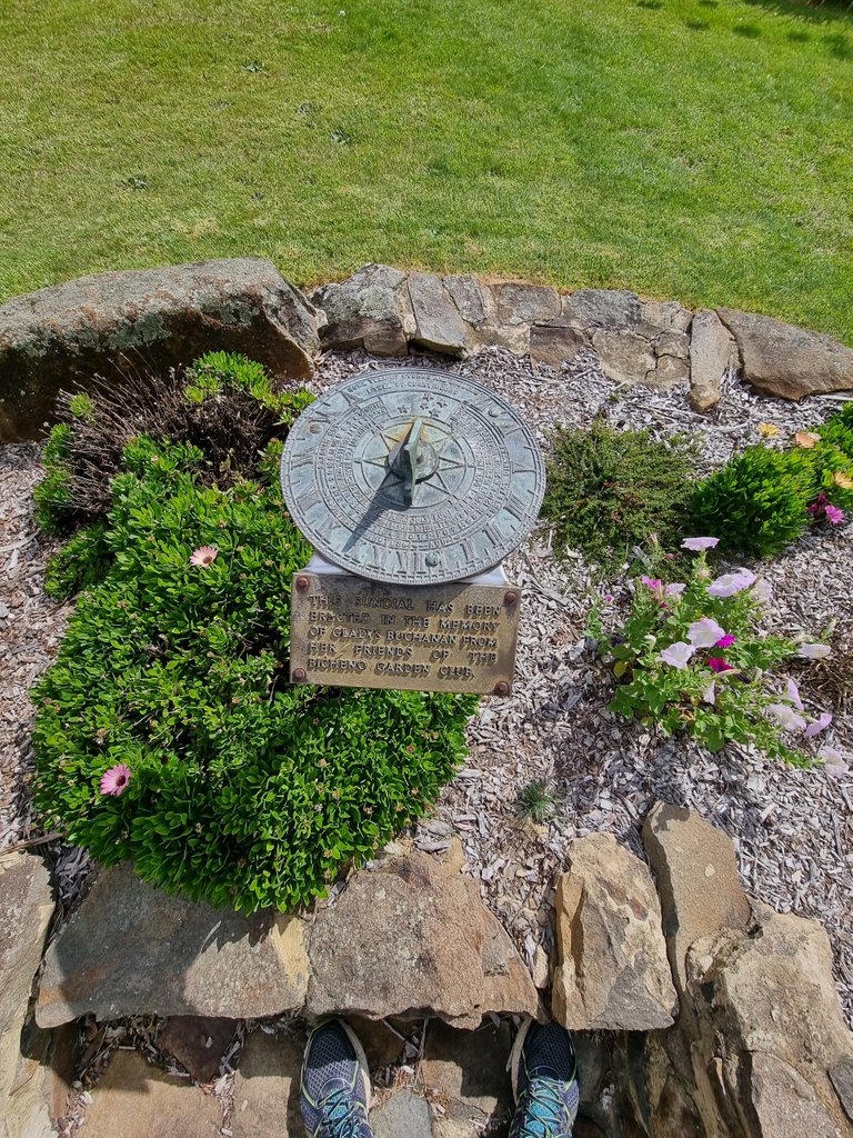 Then it was time to head back into town. We were getting hungry and needed to hit the road so we’d get back into Hobart in time for a call I needed to make. Brad rather liked this sundial. It’s always fun to find reminders of things from the past that have nothing to do with watches that sync to the internet ;)