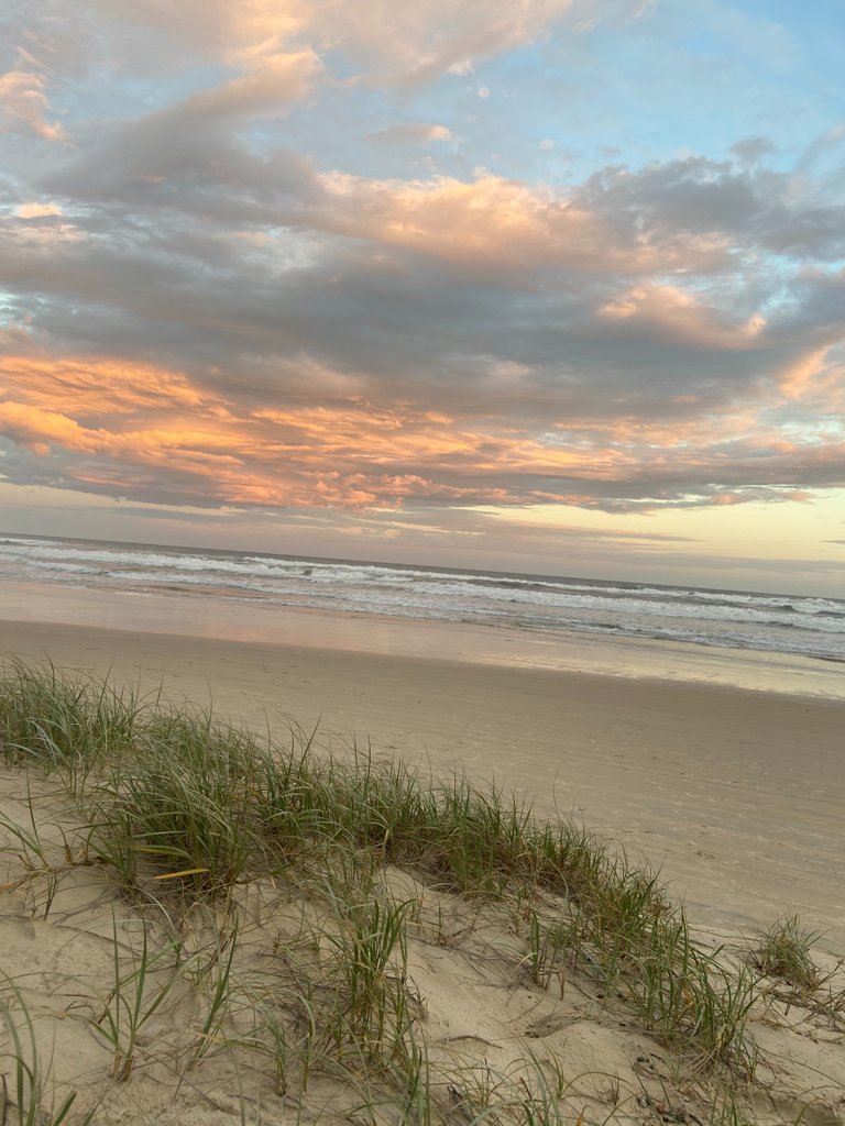 Sunset on beach