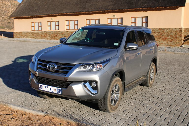 Our pimping ride for the entire trip. Note: A sedan is fine for Goegap, but a high ground-clearance vehicle is still recommended whenever you drive on South African gravel roads. Otherwise just drive carefully and use your common sense... then you'll be fine.