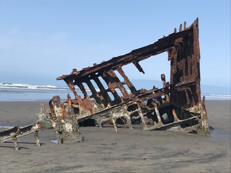 Peter Iredale Shipwreck. The Peter Iredale was a British vessel bound for Portland. It ran aground in 1906!