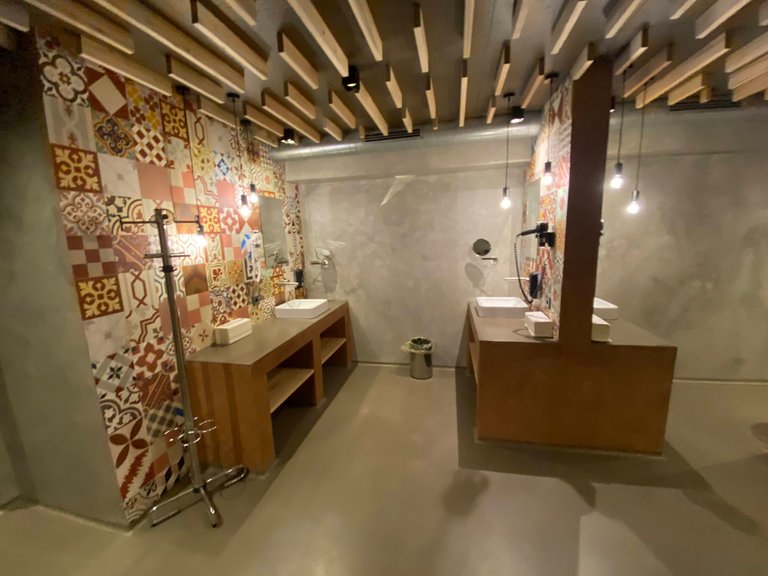 Clean and modern sanitary facilities