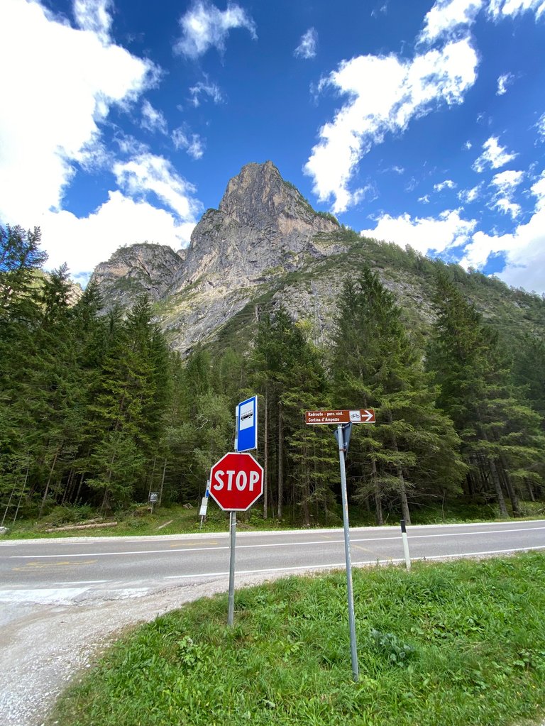 We are on Cortina d’Ampezzo bike route, let’s go further