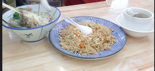Fried Rice + Noodle Bowl Soup