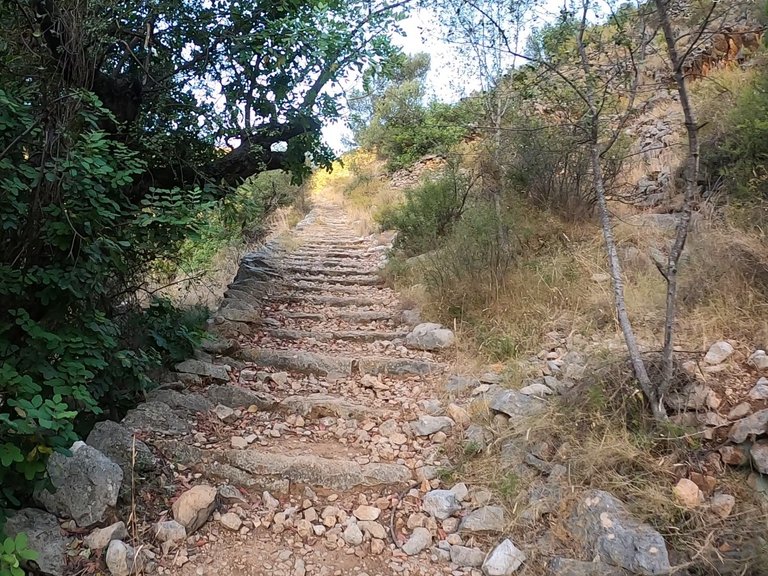 Steps carved by the Moorish (2).