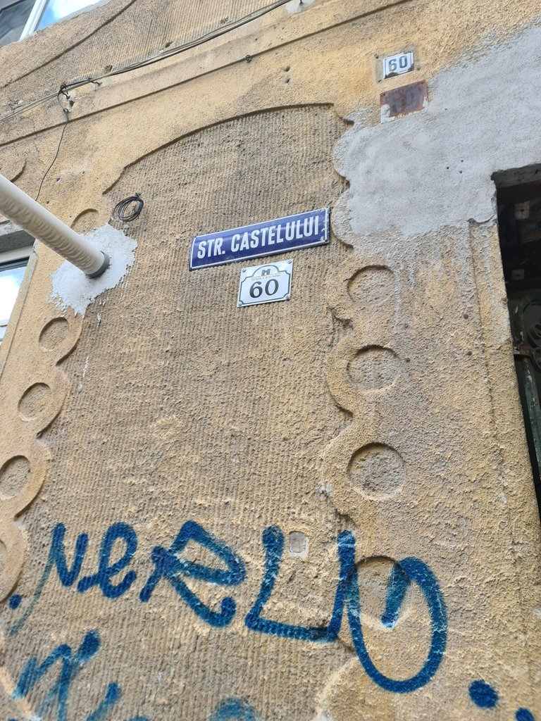 Reminder of the street, just in case I got lost walking around the city.
