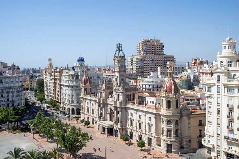 The New Plaza Del Ayuntamiento - Valencia, Spain