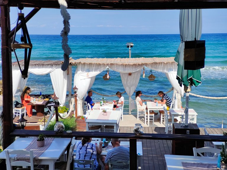 A Beach Restaurant on Zakynthos