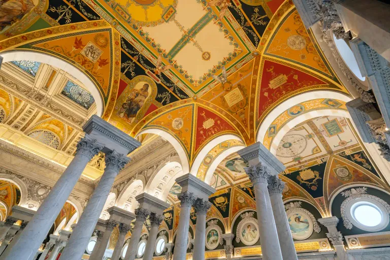 The Library of Congress in Washington DC