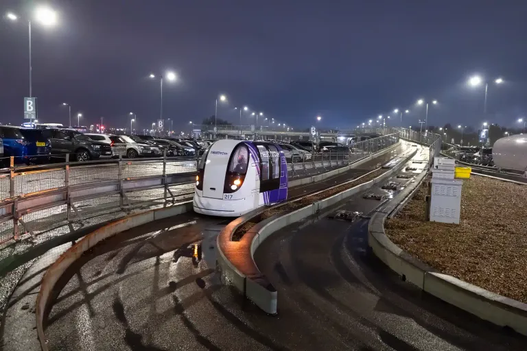 Fun Self Driving Eggs At Heathrow Airport