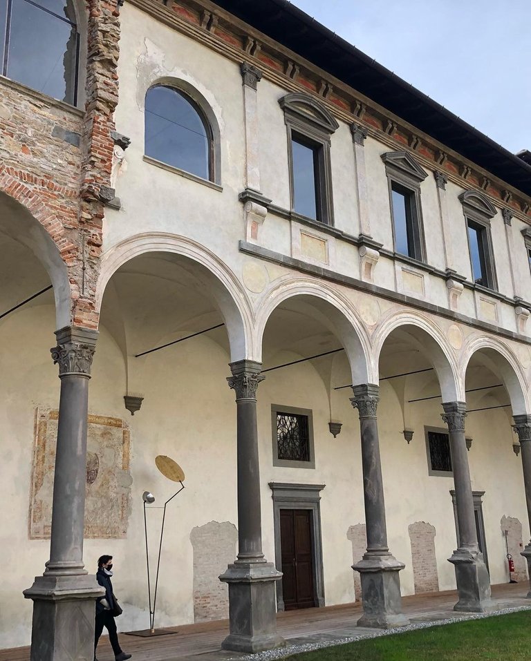 inner courtyard of the monastery