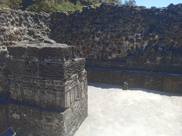 Internal view of the temple