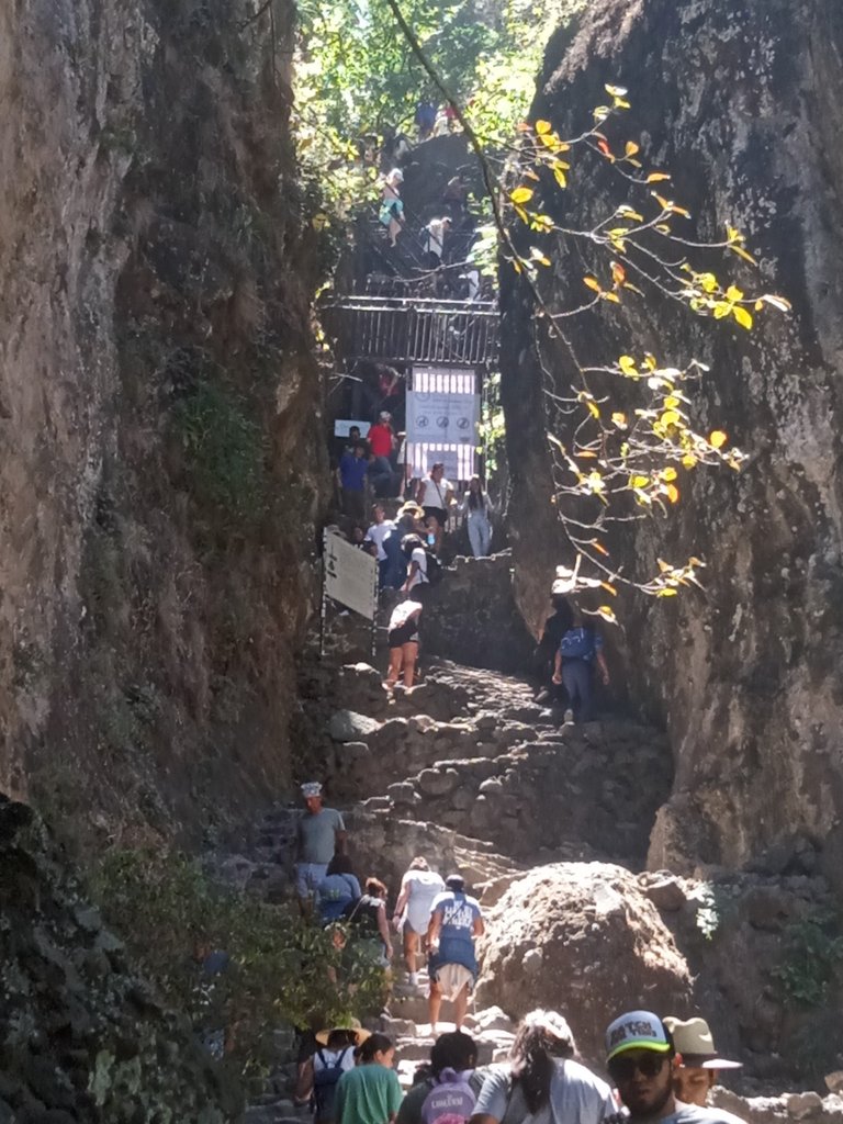 Parte final del camino al Tepozteco