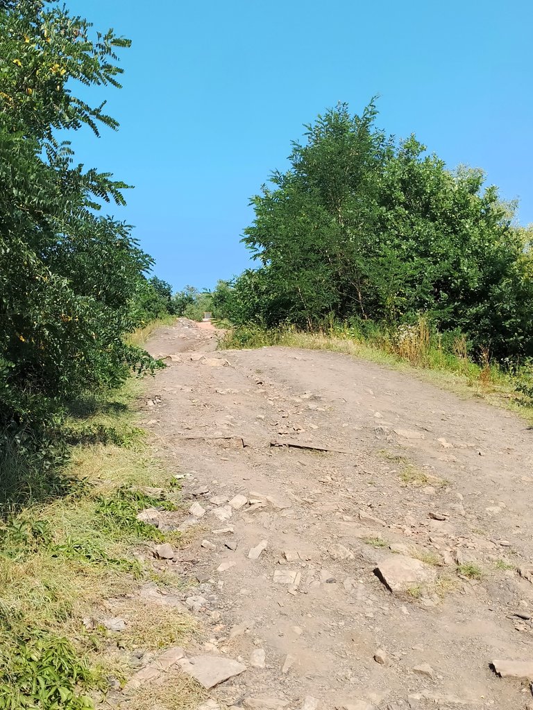 Přímá cesta na vrchol; The direct path to the top.