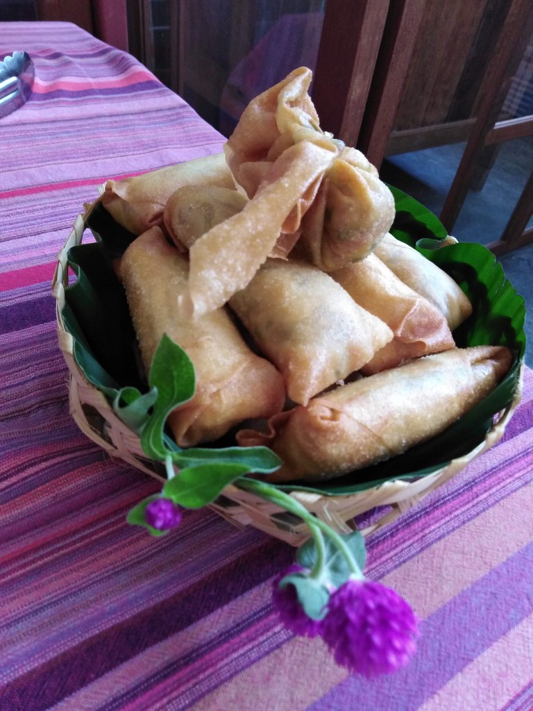 My first spring rolls!