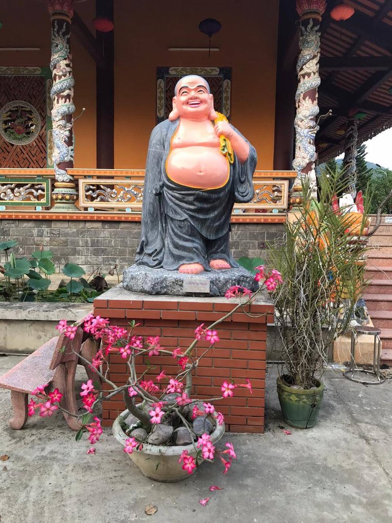 The colorful and happy temple