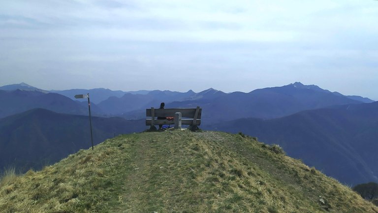 Hiking to Mt. Boglia, 1516 m.