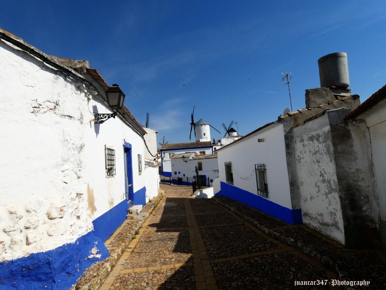 Dazzling white facades