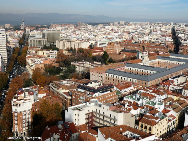 Panoramic: Calle de la Princesa, Argüelles and Moncloa