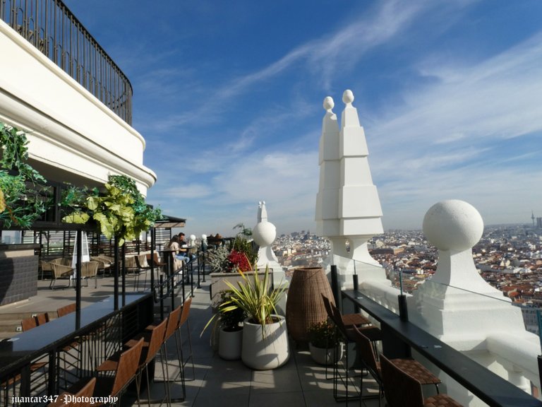 A terrace where you can relax and enjoy the views