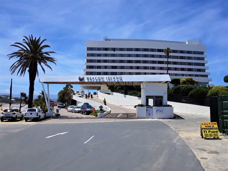 Beacon Isle time share resort entrance at Central Beach