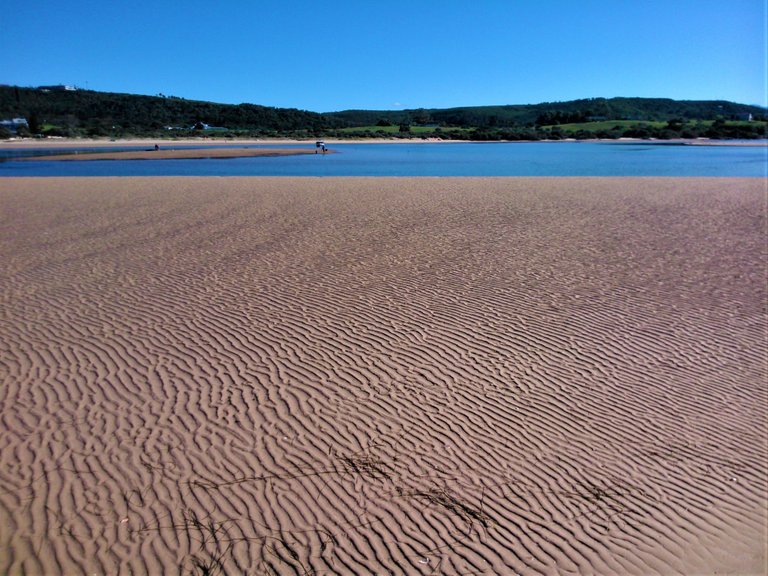 Further fascinating revelations of the rippled lagoon bed at low tide