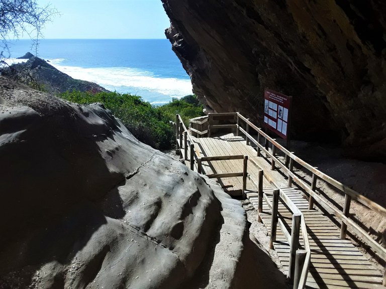 View from the excavation site