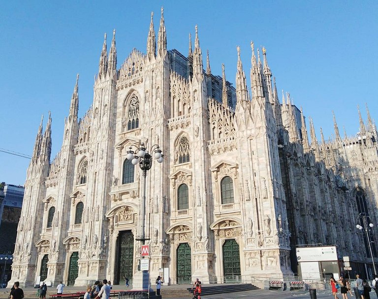 The cathedral in the early evening