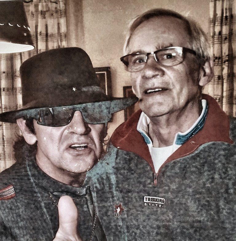 Udo LIndenberg & his mate Jürgen.