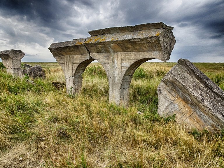 Bunkers like greek cathedrals