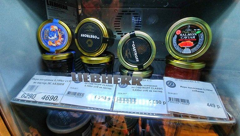 Russian gold: Caviar