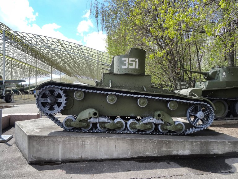 A tank from the beginning of the WW2