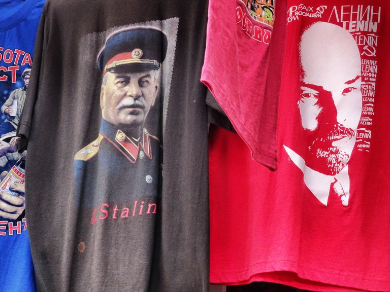 Lenin and Stalin as heroes