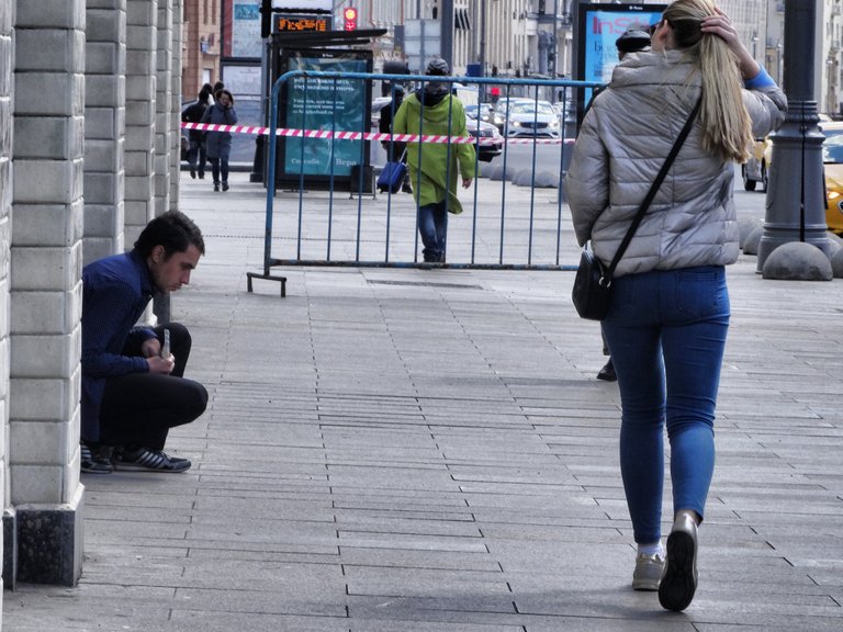 He has no eye for her. And she waits for another boy.