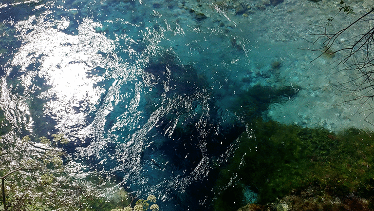 The stream from the underground