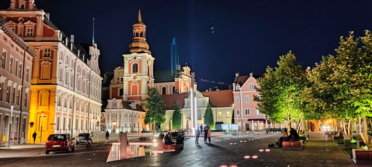 Poznan by night