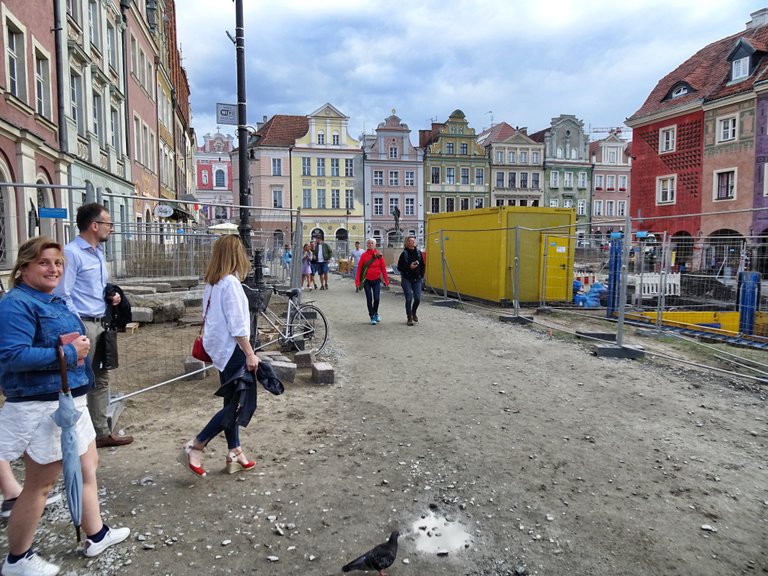 The old market, under construction works