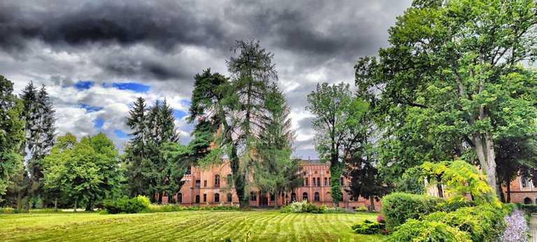 This is the great palace near Sorkwity