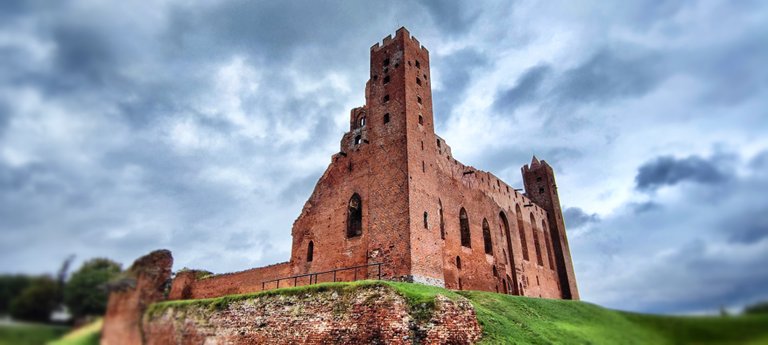 The remains of the teutonic order castle in Rehden