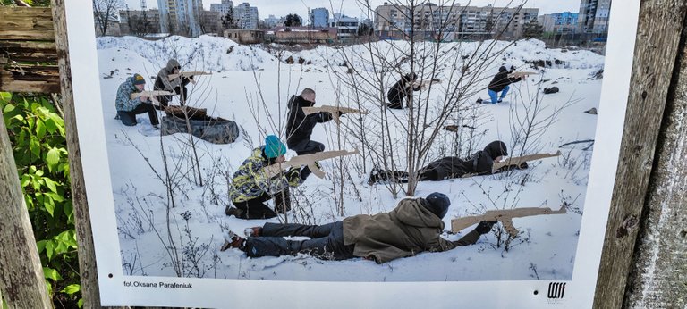 Pictures from Ukraine in war