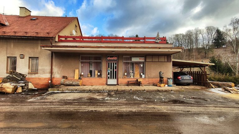 The supermarket of a small vllage near Braunau