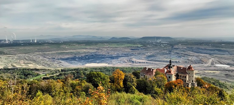 Areal view around the waste lands