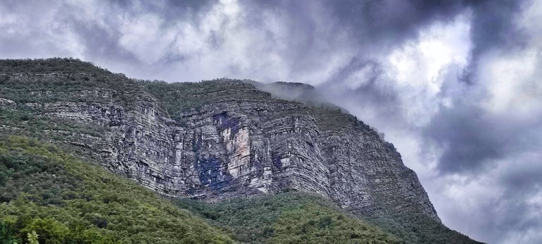 Clouds over the hills